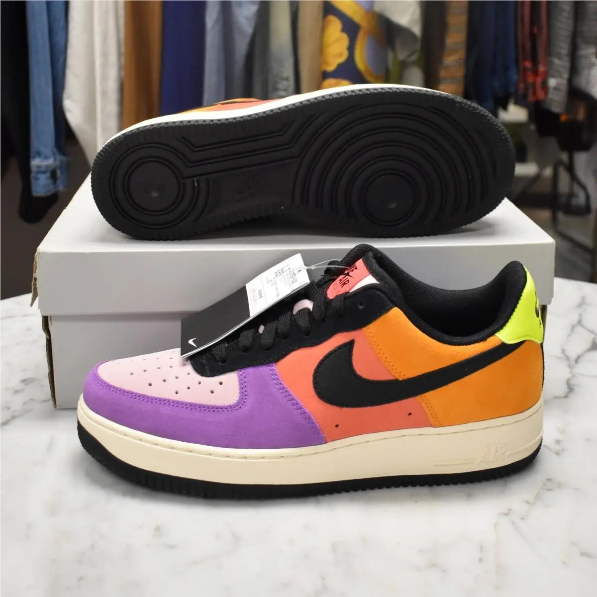 Nike Atmos Japan Air Force 1 Pop The Street Suede Sneakers Mens 9