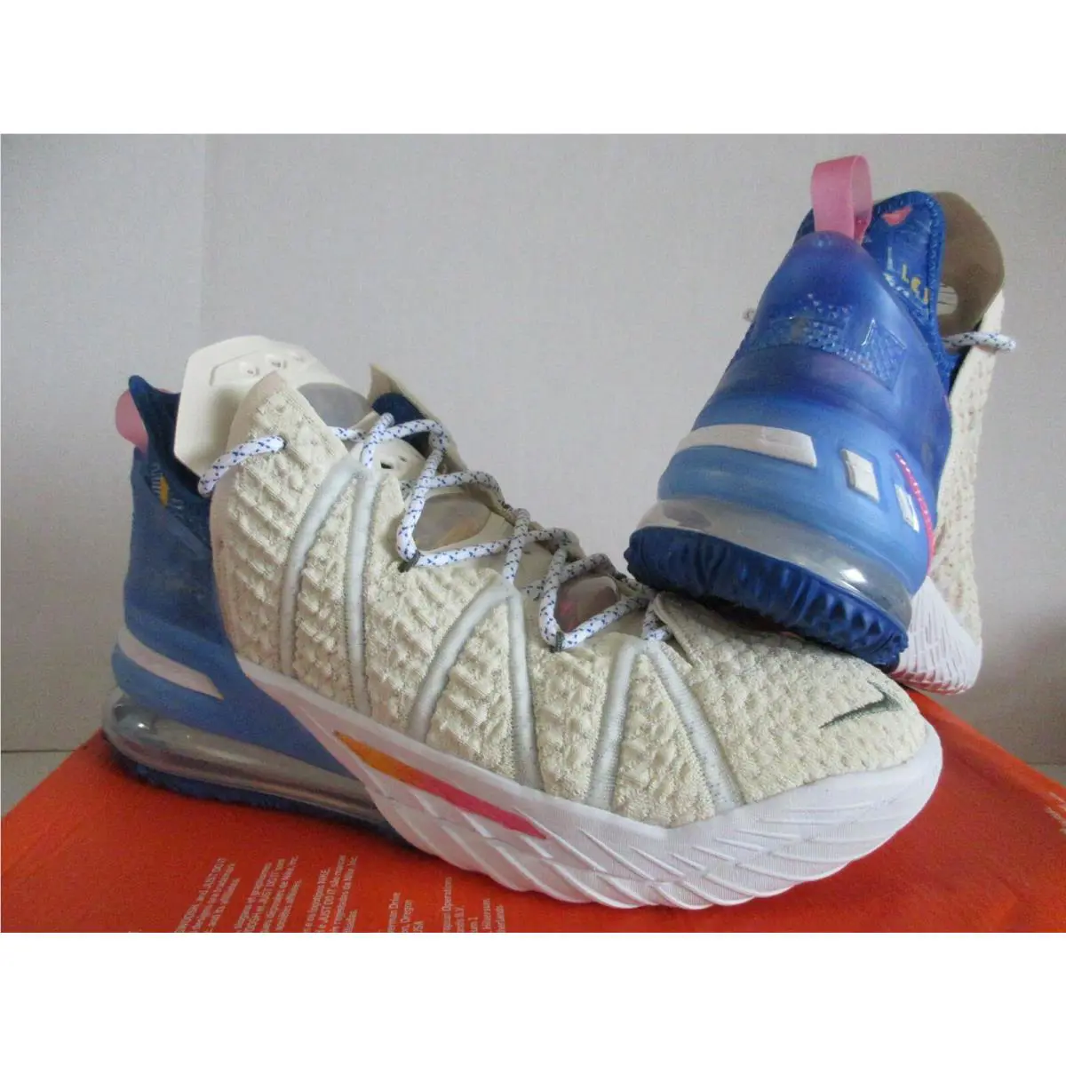 Nike shoes - Nike LeBron 18 - LeBron - DB8148-200 - White (UPC: 194500281776) 0