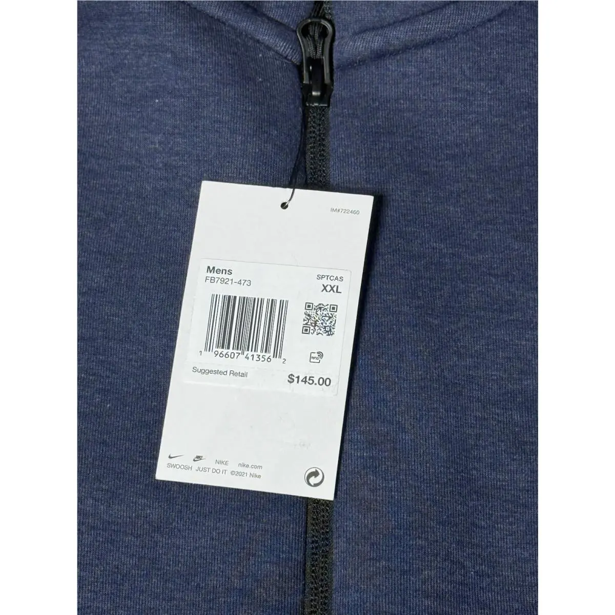 Nike clothing - FB7921-473 FB7921473 - FB7921-473 FB7921473 - Obsidian Heather / Black 4