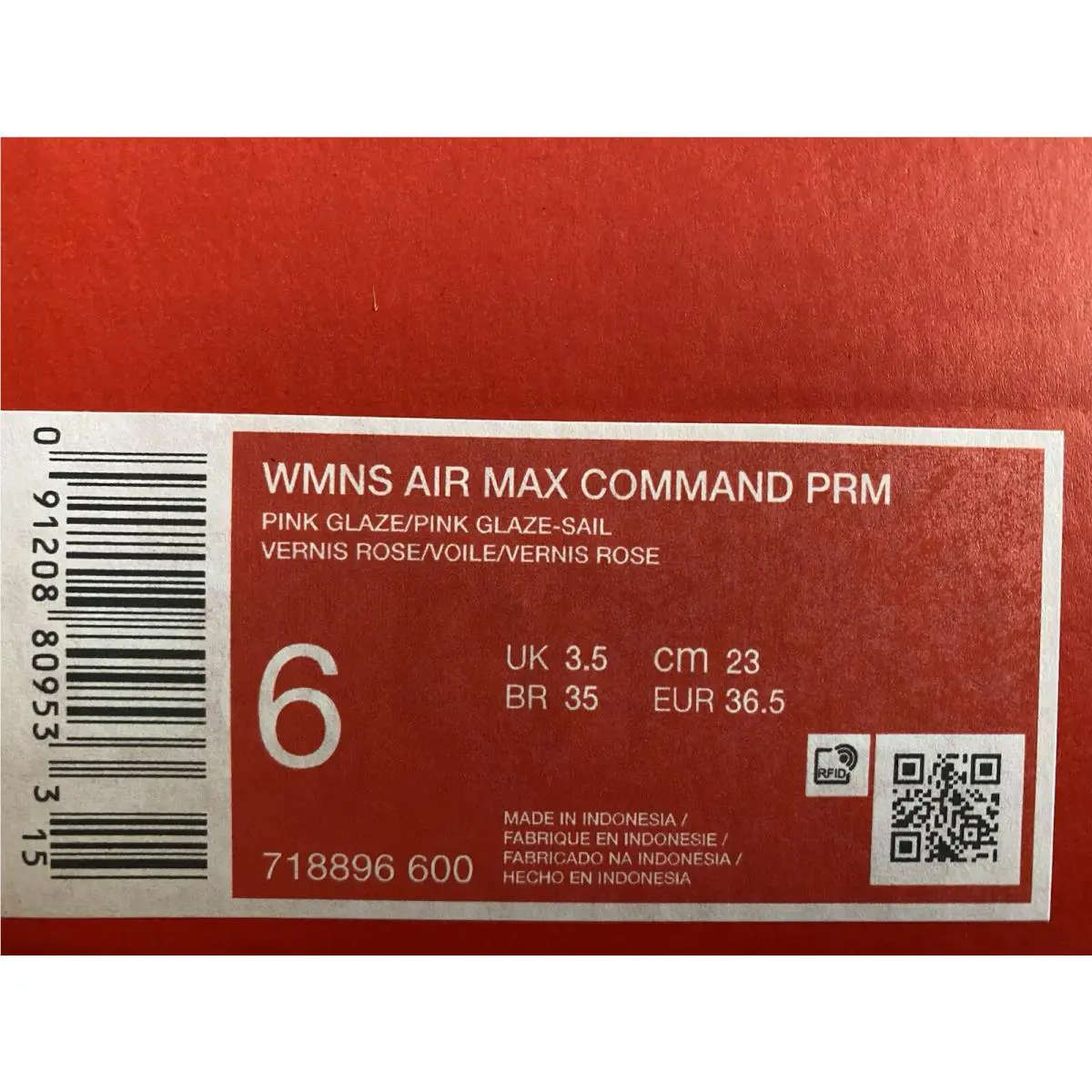 Nike shoes - Nike Air Max Command - Air Max Command - 718896-600 - Pink (UPC: 091208809533) 3