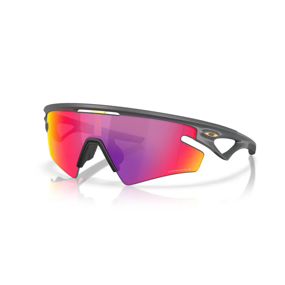 Oakley Sphaera Slash Matte Carbon Grey Prizm Road Ruby Lens Sunglass 9499-06