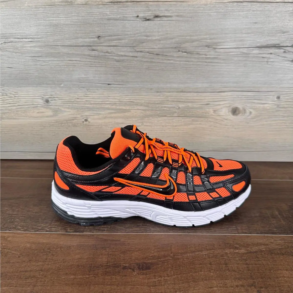 Nike shoes - Nike P-6000 - CD6404-801 - Orange, Manufacturer: Hyper Crimson/White/Metallic Silver/Black 0