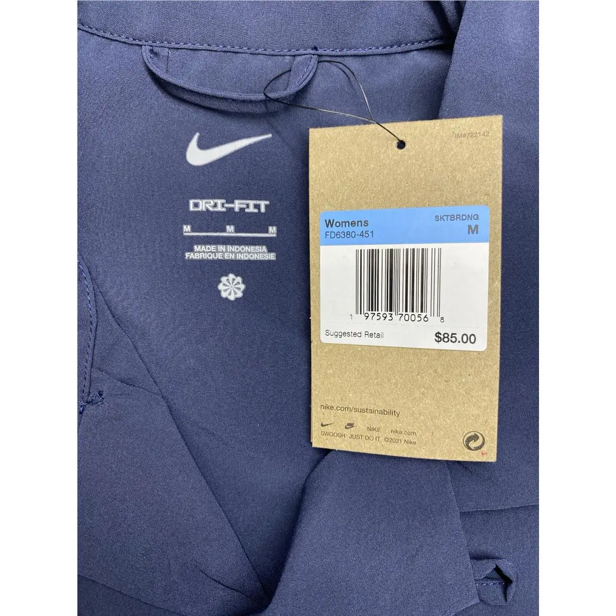 Nike clothing - Nike SB Team USA 2024 Olympics Bowler Shirt - FD6380-451 - Obsidian/White 2