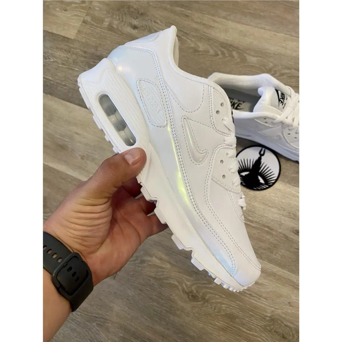 Nike shoes - Nike Air Max 90 SE - FD8684-100 - White/White/White (UPC: 196969079116) 8