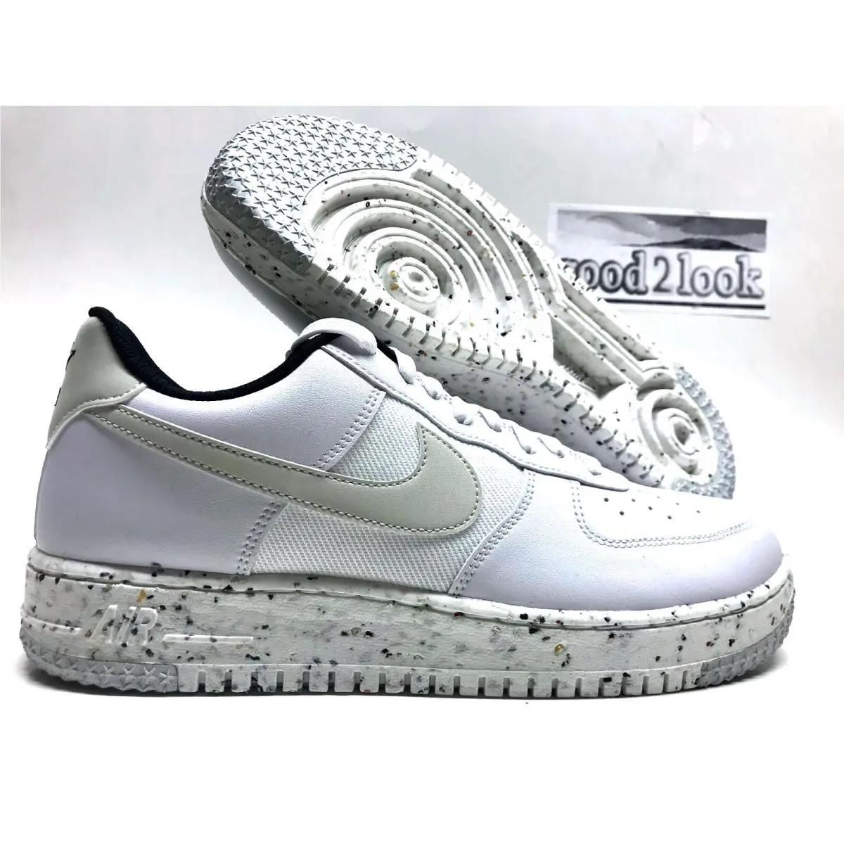 Nike Air Force 1 Crater NN White/light Bone-volt Size Men`s 11 DH8083-100