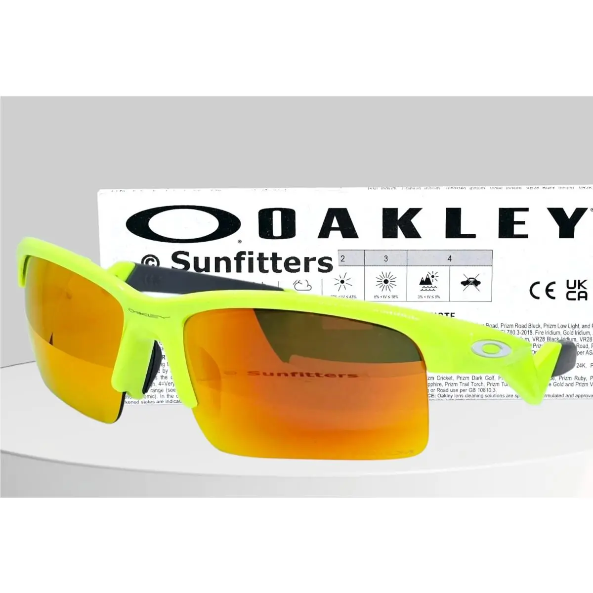 Youth Oakley Capacitor Retina Burn Prizm Ruby OOJ9013-04 Sunglasses