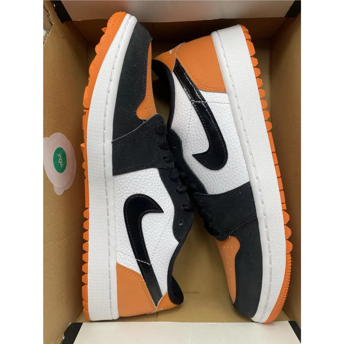 Nike shoes - Nike Air Jordan 1 - Air - DD9315 800 - Starfish/Black-White (UPC: 195869087825) 5