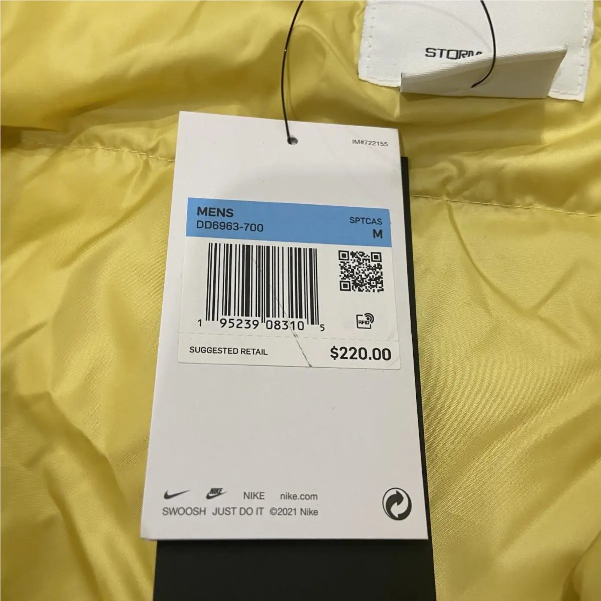 Nike clothing - Nike Sportswear Windrunner Puffer Jacket - DD6963-700 DD6963700 - Yellow 5