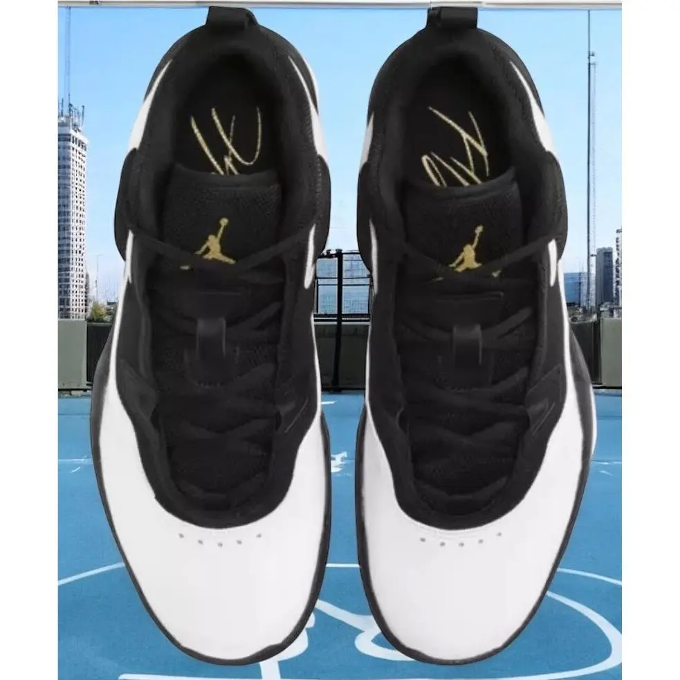 Nike shoes - Nike Air Jordan Stay Loyal 3 - FB1396-070 - Black White Gold (UPC: 196969681852) 2