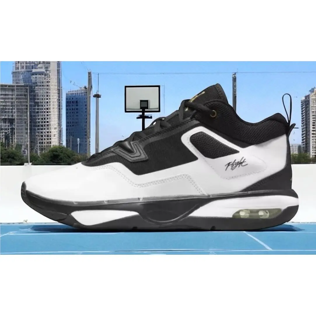 Nike shoes - Nike Air Jordan Stay Loyal 3 - FB1396-070 - Black White Gold (UPC: 196969681852) 4