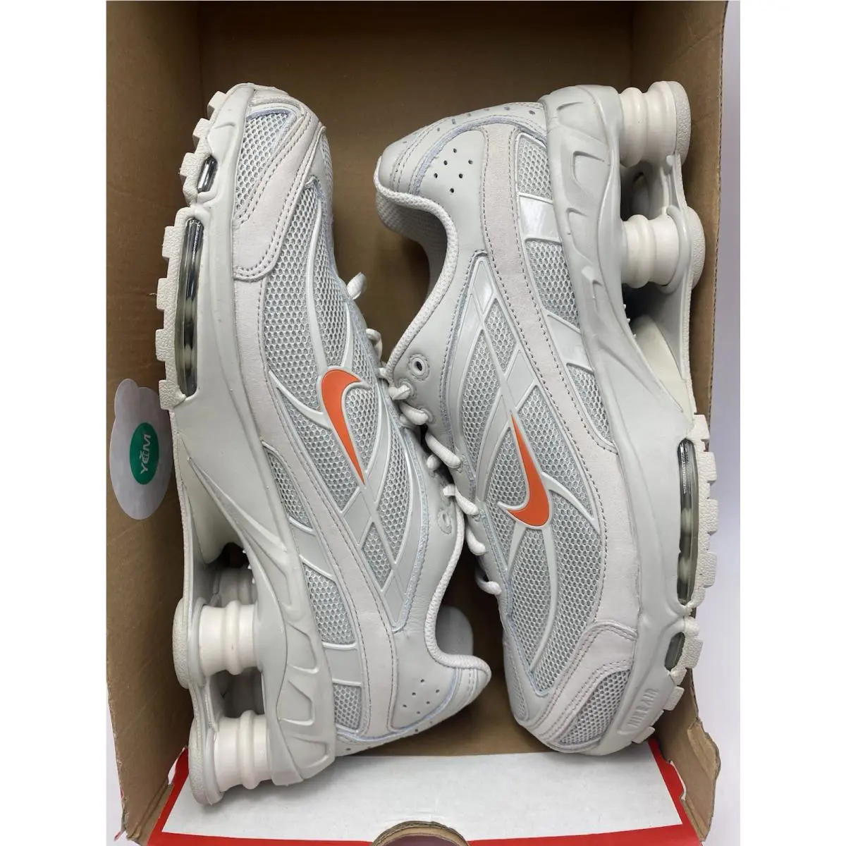 Nike shoes - Nike Shox Ride - Shox Ride - HQ5412 072 - Light Bone/Turf Orange-Phantom (UPC: 197602986693) 5