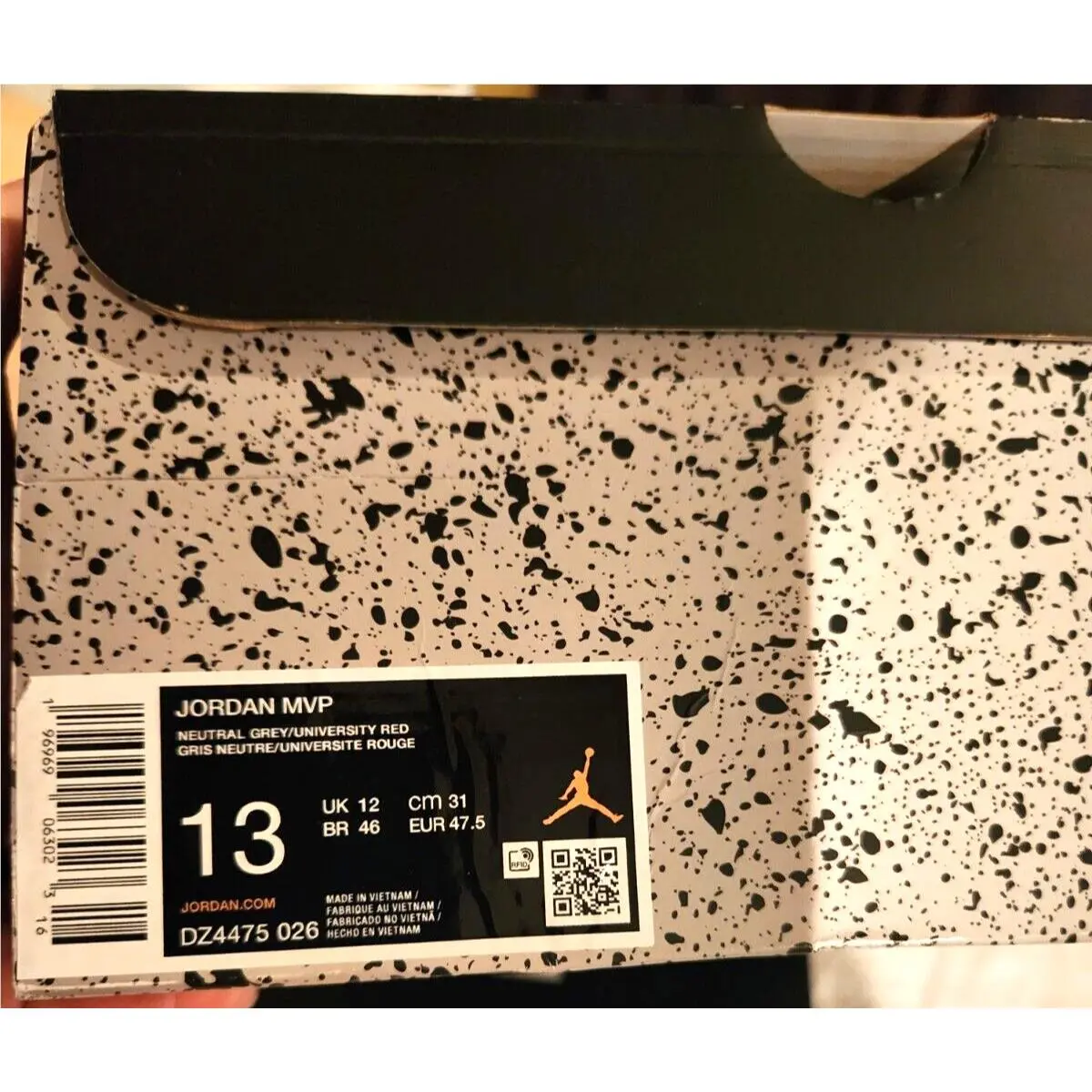 Nike shoes - Air Jordan MVP - Air MVP - DZ4475-026 - NEUTRAL GREY / UNIVERSITY RED / BLACK 6