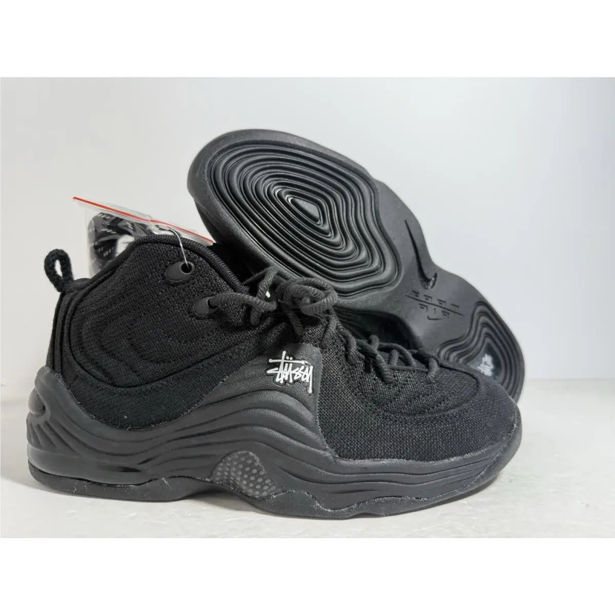 Nike Air Penny II Stussy Triple Black DQ5674-001 2022 Men’s Size 8 Women’s 9.5