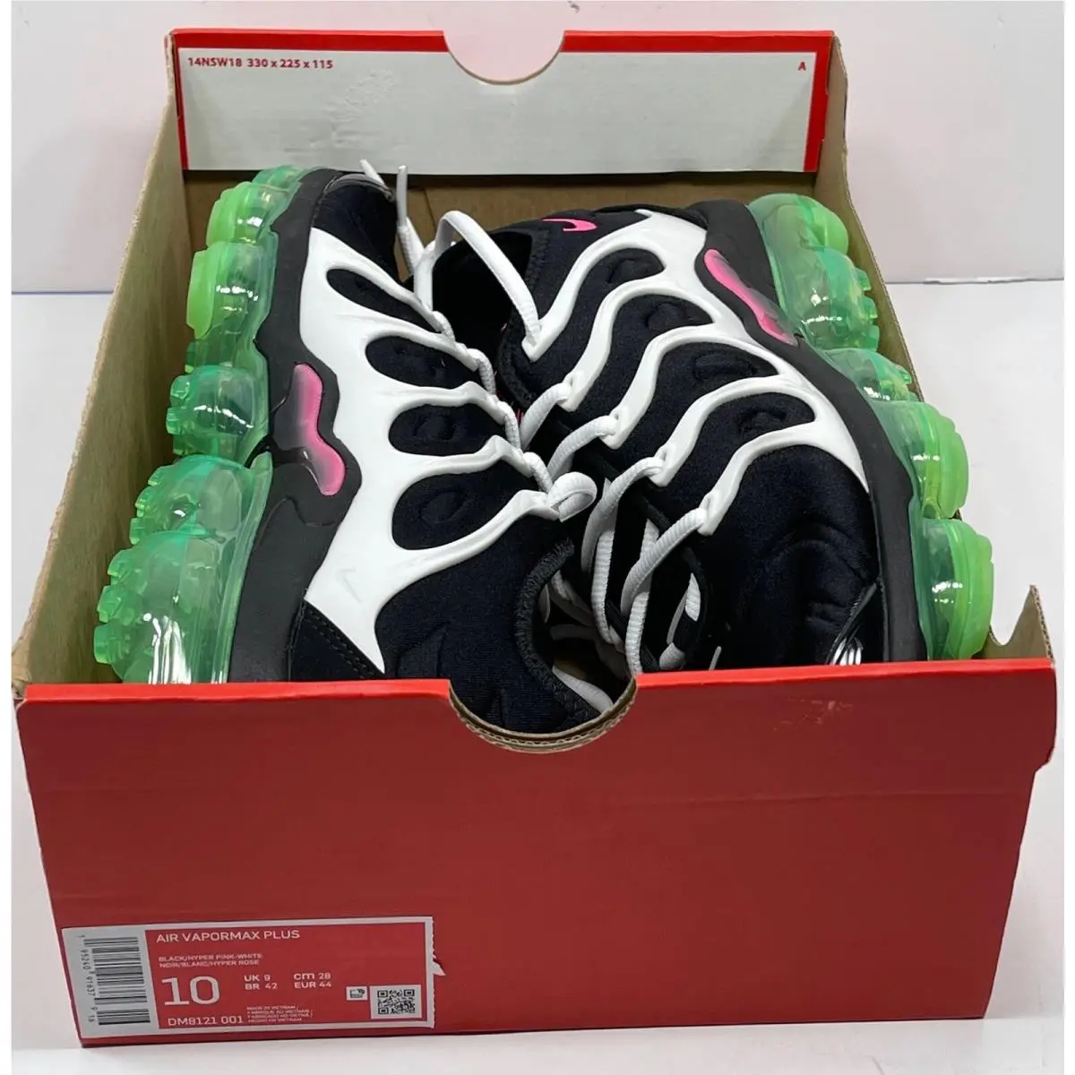 Nike shoes - Nike Air Vapormax Plus Do You - DM8121-001 - BLACK HYPER PINK WHITE, Manufacturer: White Black Aurora Green Cosmic Clay (UPC: 195240916379) 8