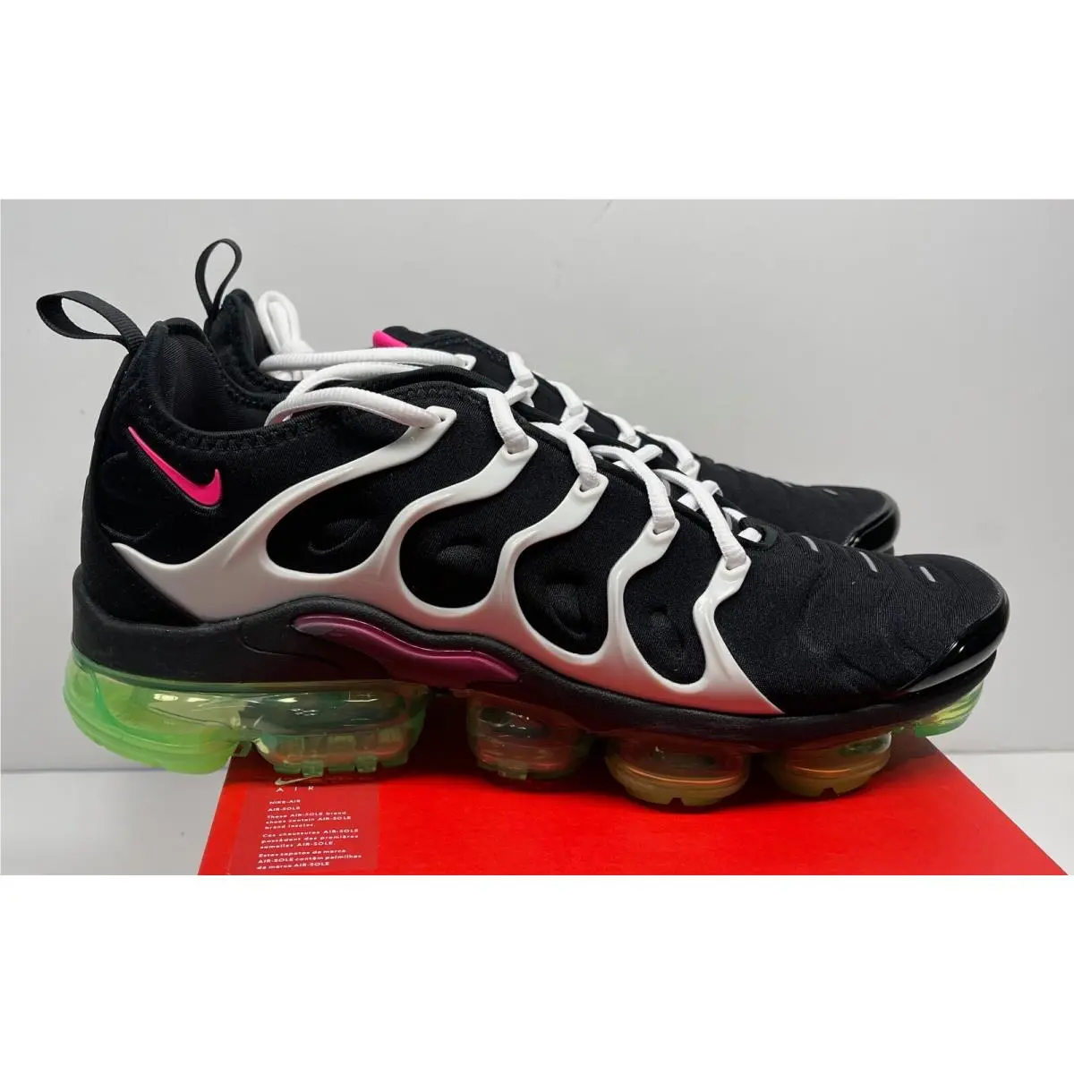 Nike shoes - Nike Air Vapormax Plus Do You - DM8121-001 - BLACK HYPER PINK WHITE, Manufacturer: White Black Aurora Green Cosmic Clay (UPC: 195240916379) 1