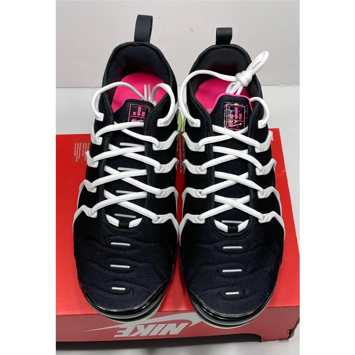 Nike shoes - Nike Air Vapormax Plus Do You - DM8121-001 - BLACK HYPER PINK WHITE, Manufacturer: White Black Aurora Green Cosmic Clay (UPC: 195240916379) 2