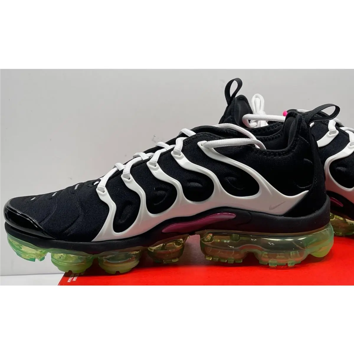 Nike shoes - Nike Air Vapormax Plus Do You - DM8121-001 - BLACK HYPER PINK WHITE, Manufacturer: White Black Aurora Green Cosmic Clay (UPC: 195240916379) 4