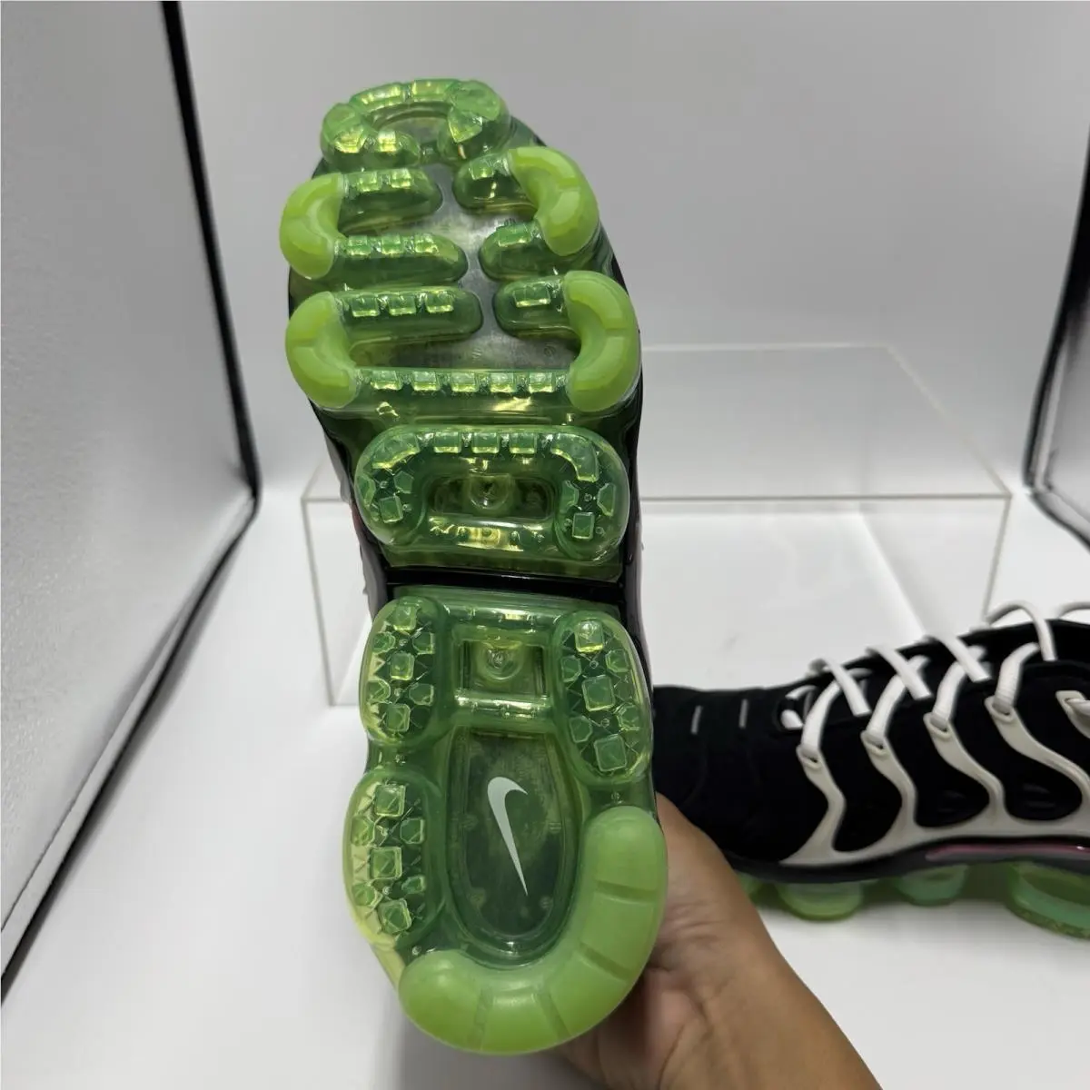 Nike shoes - Nike Air Vapormax Plus - Air Vapormax Plus - DM8121-001 - Black, Manufacturer: Black/White/Lime Glow/Hyper Pink 7