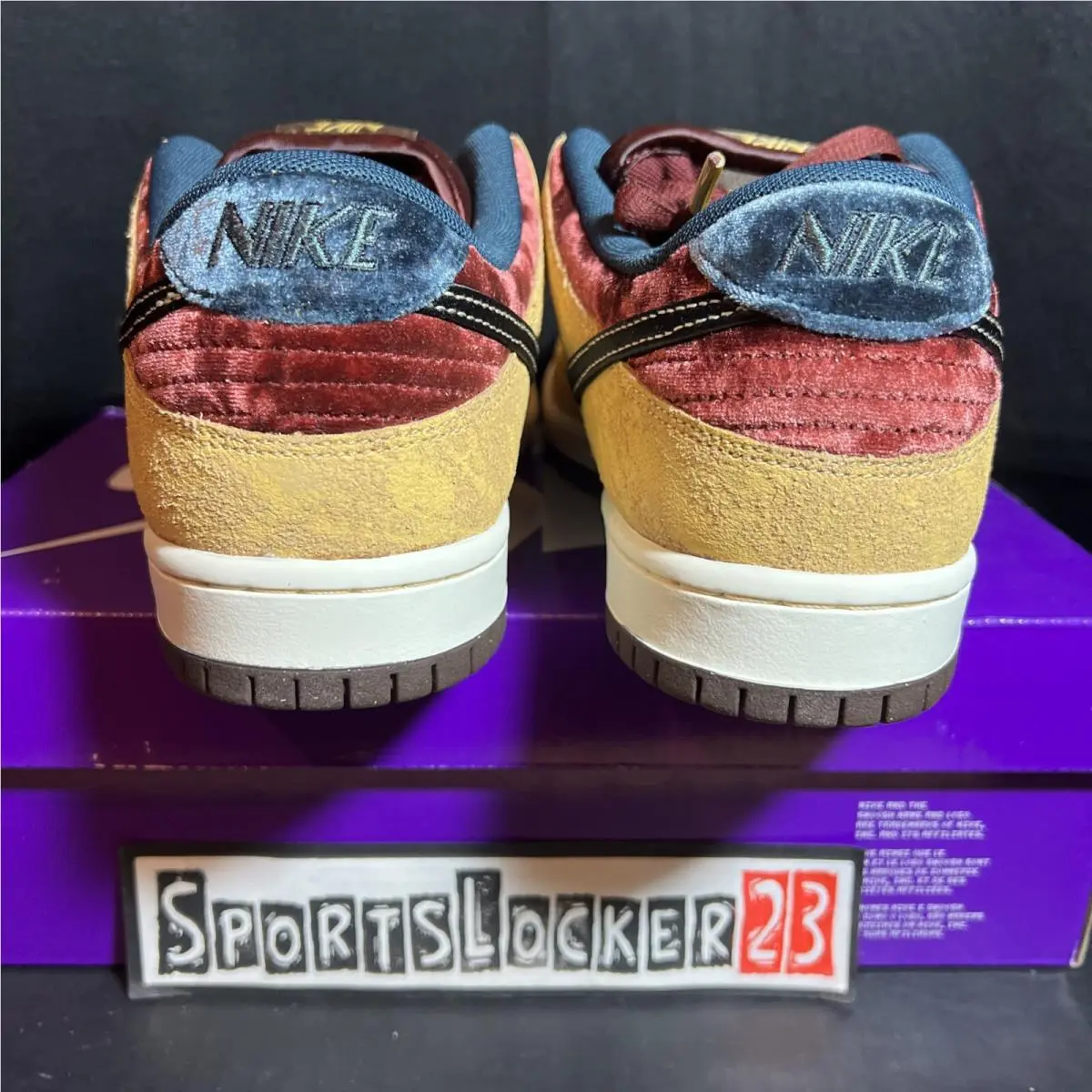 Nike shoes - Nike Dunk SB - Dunk - FZ1278-200 - Gold, Manufacturer: Celestial Gold/Black/Dark Team Red/Armory Navy/Baroque Brown (UPC: 0197600799196) 3