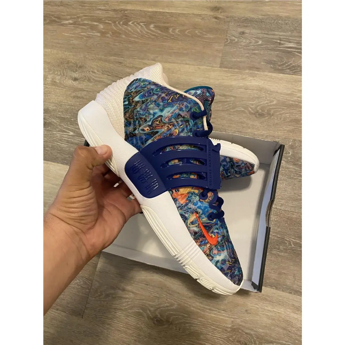Nike shoes - Nike KD 14 - CW3935-400 - Deep Royal Blue-Pale Coral (UPC: 194958359065) 8