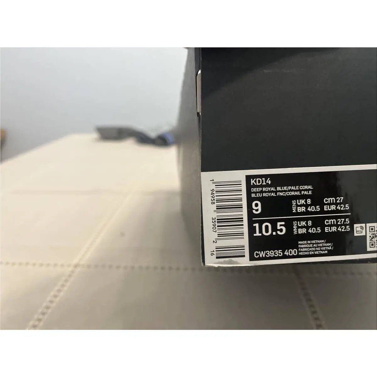 Nike shoes - Nike KD 14 - CW3935-400 - Deep Royal Blue Pale Coral 10