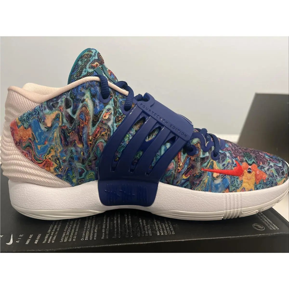 Nike shoes - Nike KD 14 - CW3935-400 - Deep Royal Blue Pale Coral 1