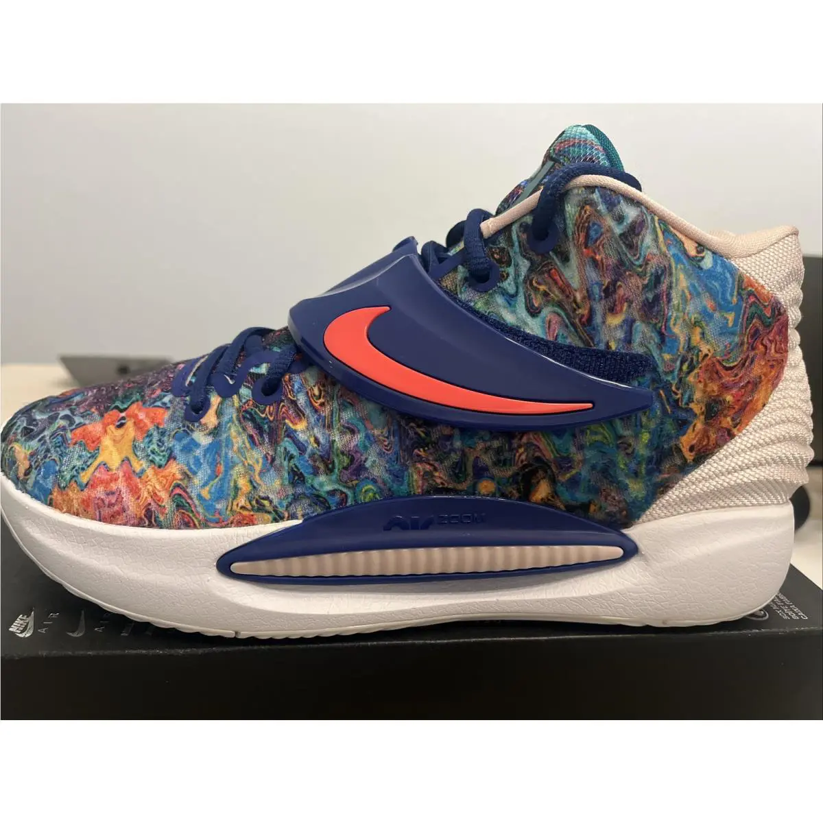 Nike shoes - Nike KD 14 - CW3935-400 - Deep Royal Blue Pale Coral 2