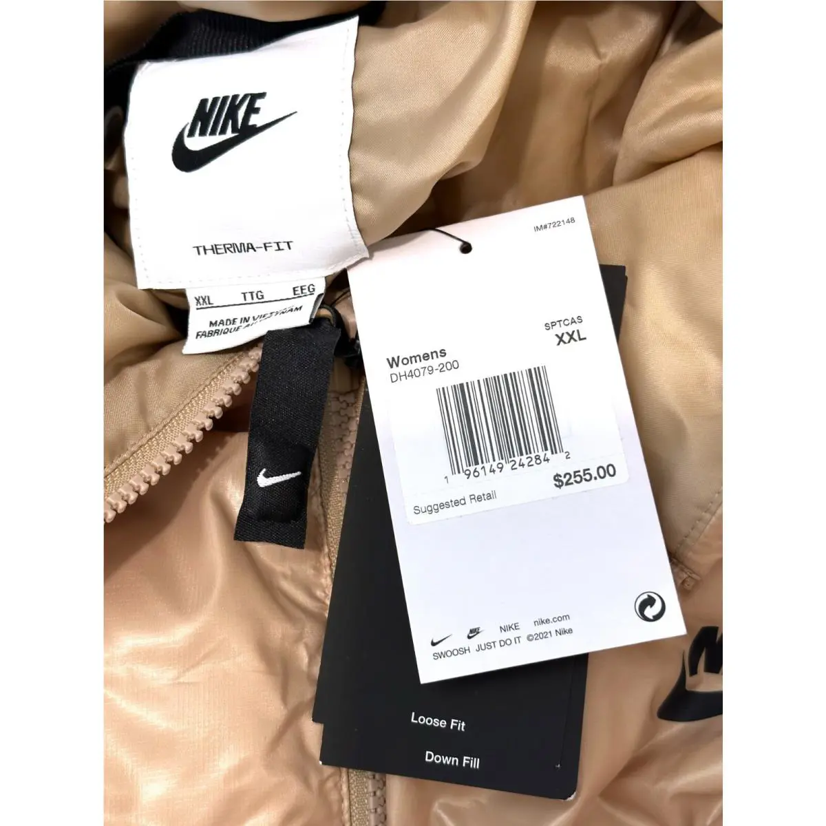 Nike clothing - DH4079-200 - DH4079-200 - Gold (UPC: 196149242842) 8