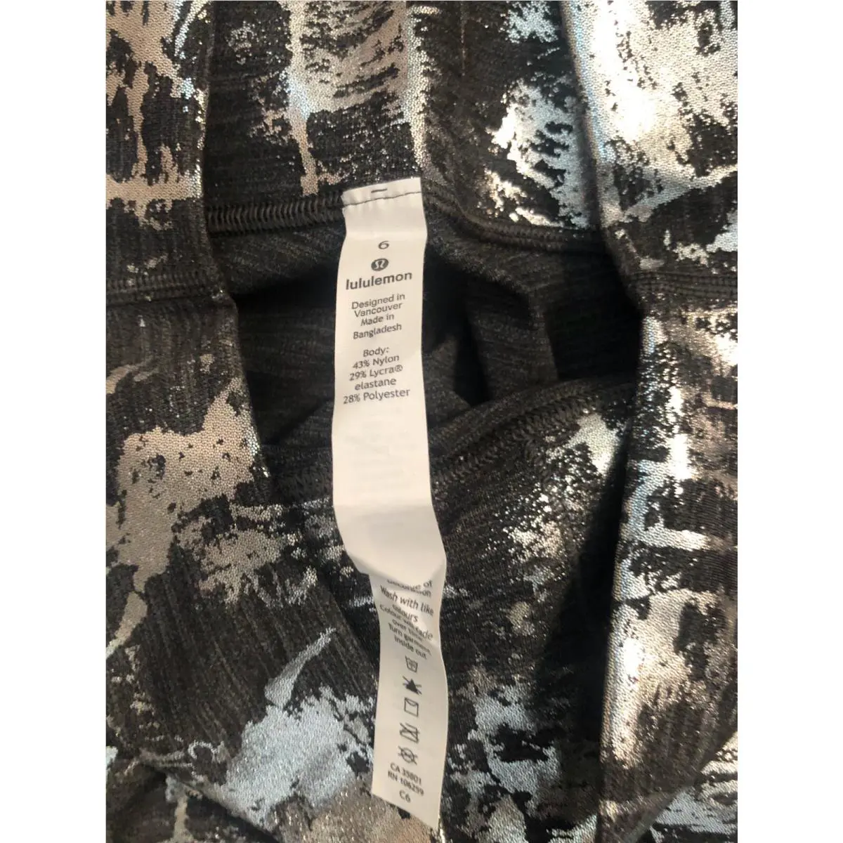 Lululemon clothing - Silver black, Manufacturer: Silver Black 1