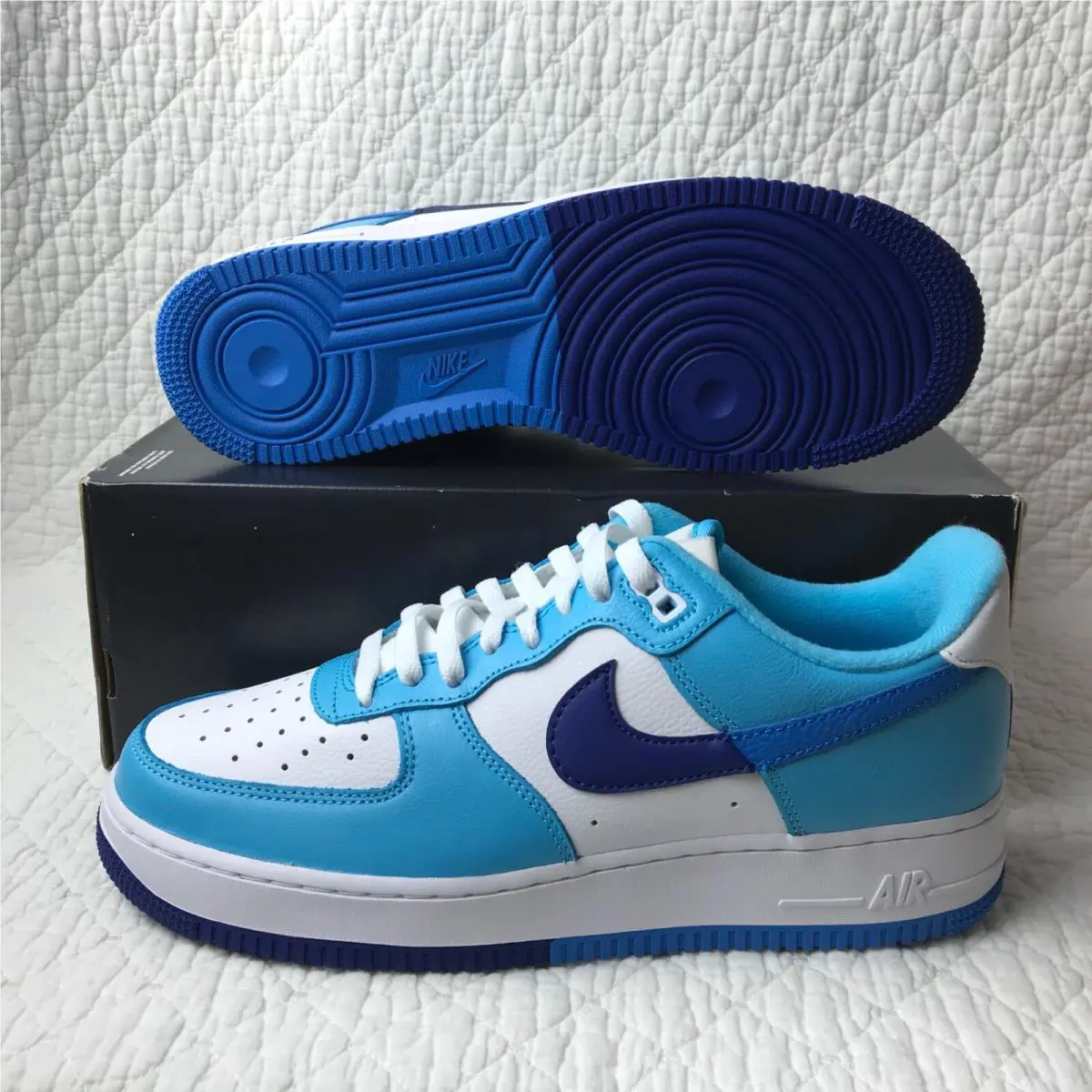 Nike shoes - Nike Air Force 1 - Air Force - DZ2522-100 - White/Light Photo Blue 2