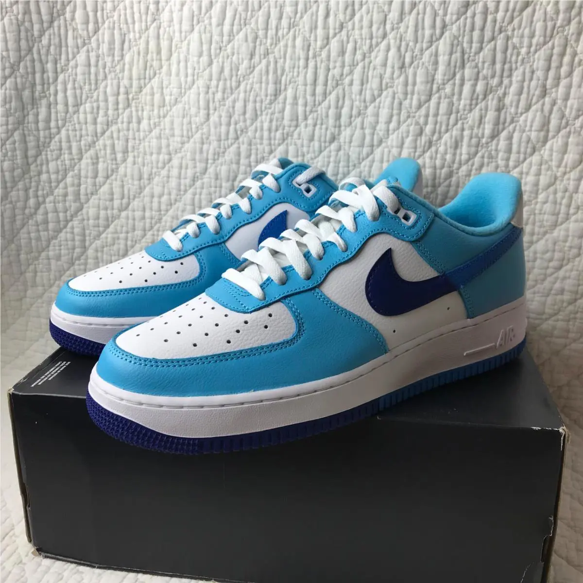 Nike shoes - Nike Air Force 1 - Air Force - DZ2522-100 - White/Light Photo Blue 6