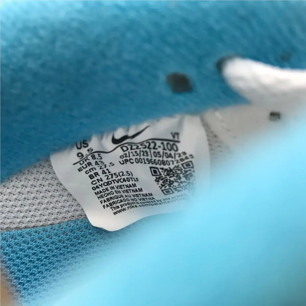 Nike shoes - Nike Air Force 1 - Air Force - DZ2522-100 - White/Light Photo Blue 9