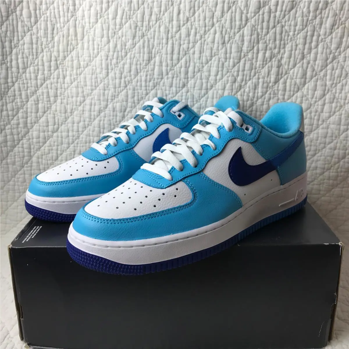 Nike shoes - Nike Air Force 1 - Air Force - DZ2522-100 - White/Light Photo Blue 5