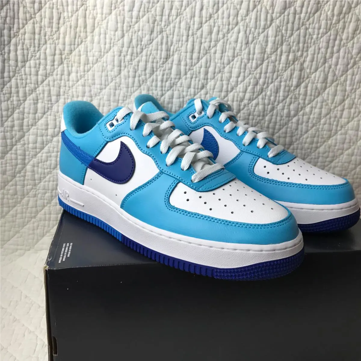 Nike shoes - Nike Air Force 1 - Air Force - DZ2522-100 - White/Light Photo Blue 7