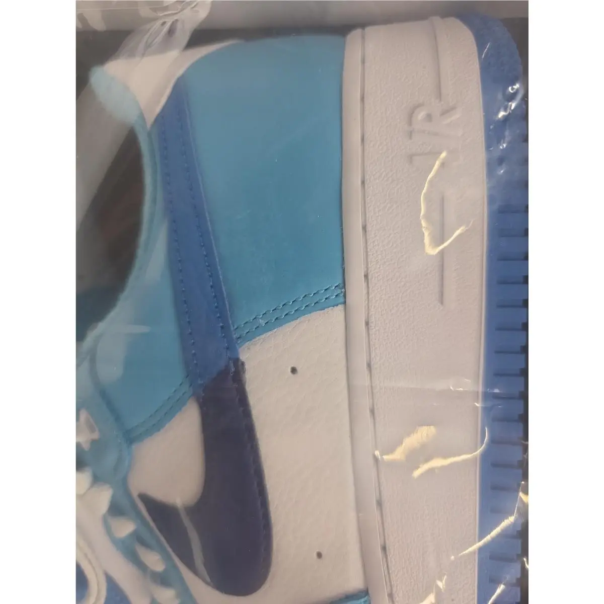 Nike shoes - Nike Air Force 1 `07 LV8 - DZ2522-100 - White/Deep Royal Blue/Baltic Blue/Light Photo Blue (UPC: 196608072867) 3