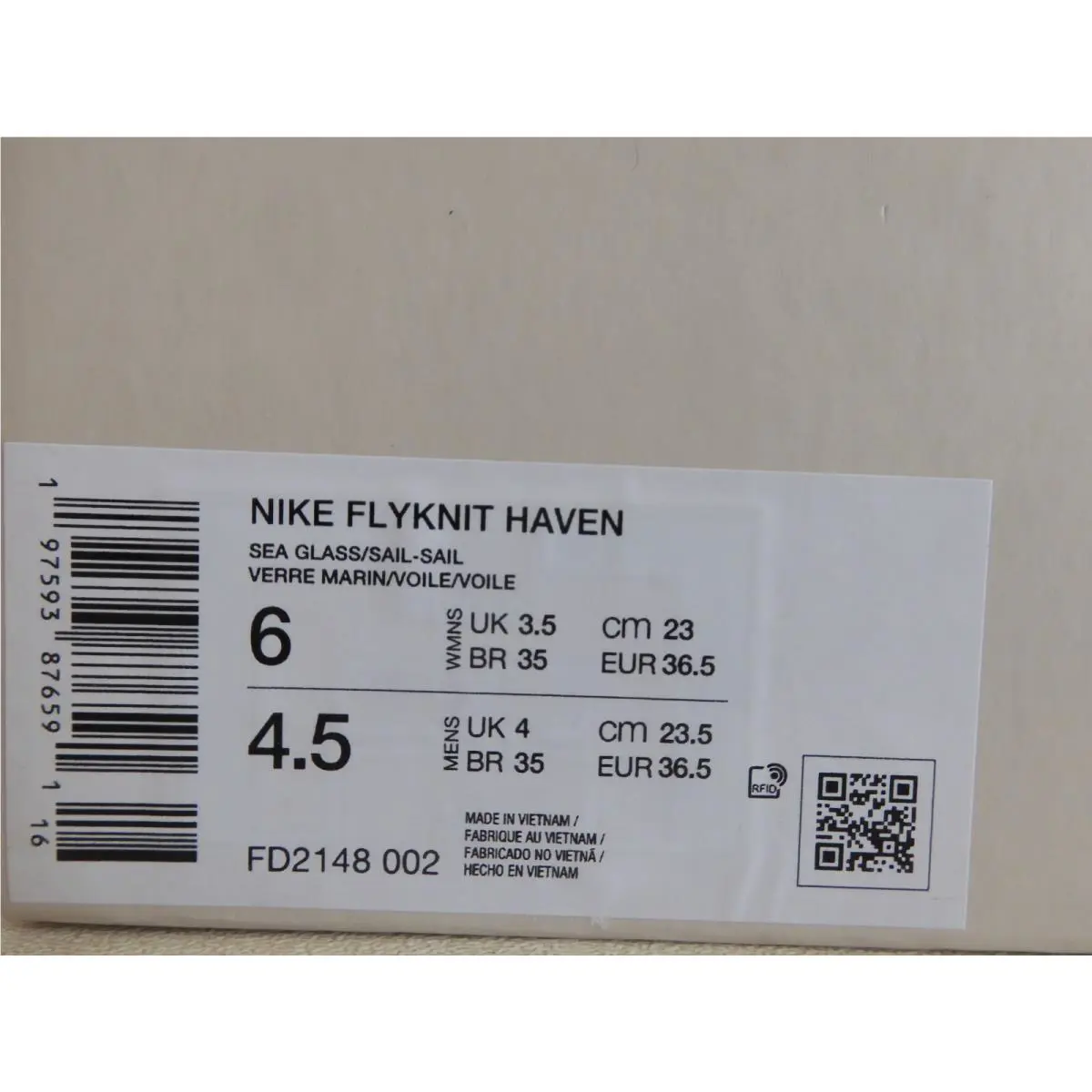 Nike shoes - Nike Flyknit Haven - Flyknit Haven - FD2148-002 - Gray (UPC: 197593883148) 3