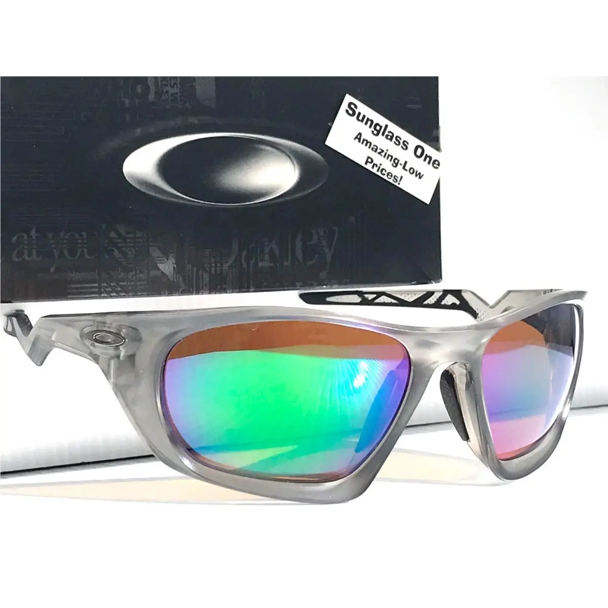Oakley Lateralis Matte Grey Ink Prizm Polarized Shallow Water Sunglass 9431-07