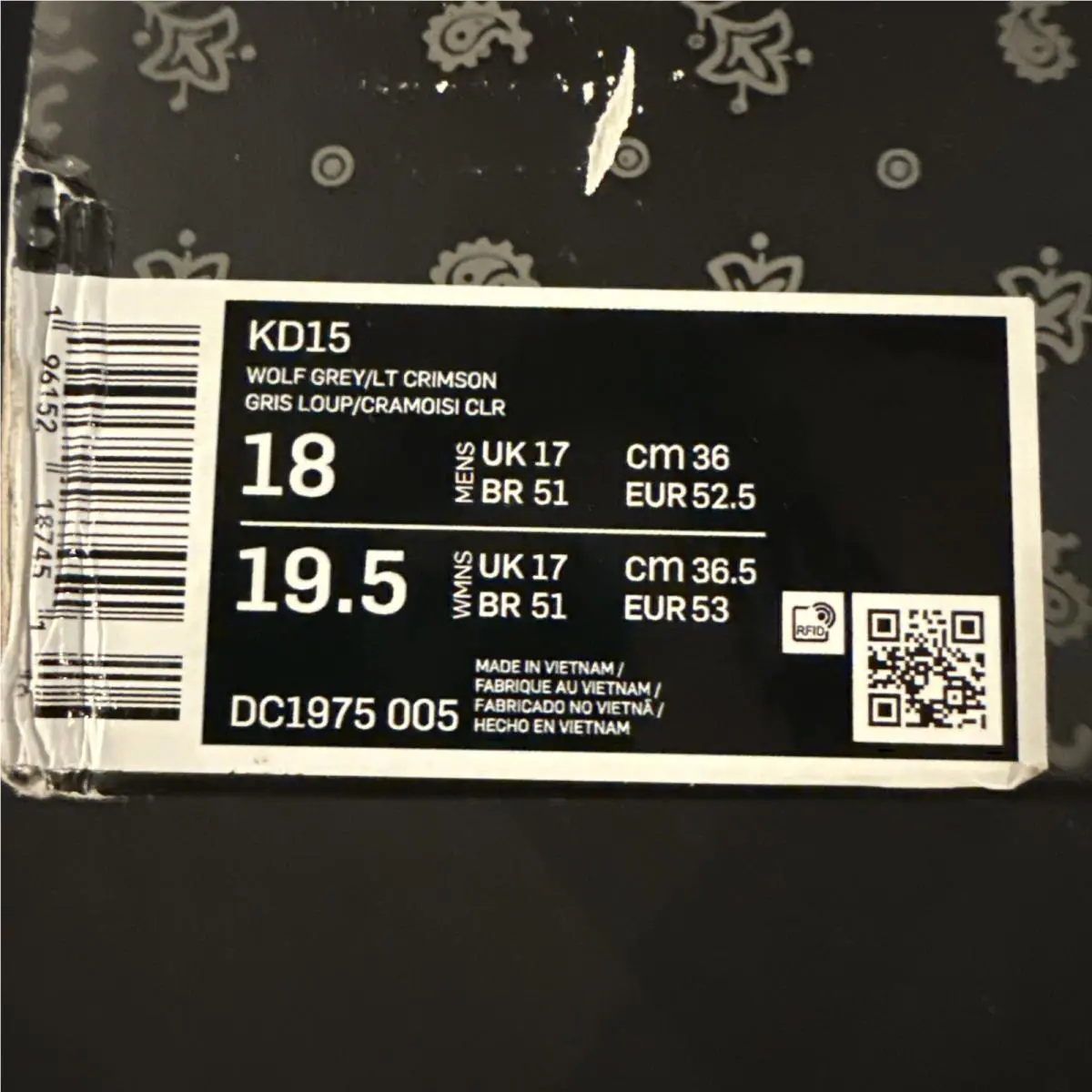 Nike shoes - Nike KD 15 - DC1975-005 - Black 3