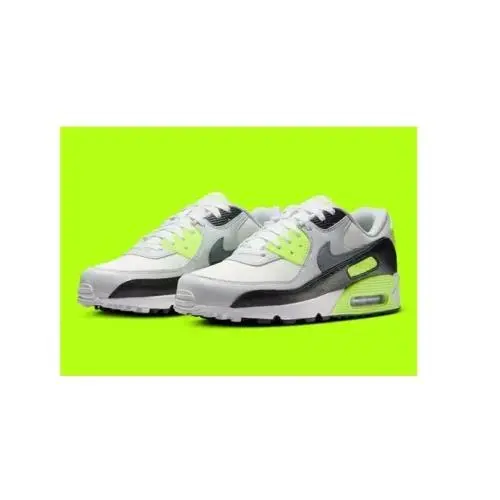 Nike Air Max 90 Gtx Gore-tex Men`s Shoes White Cool Grey Volt FD5810 102 Men 8.5