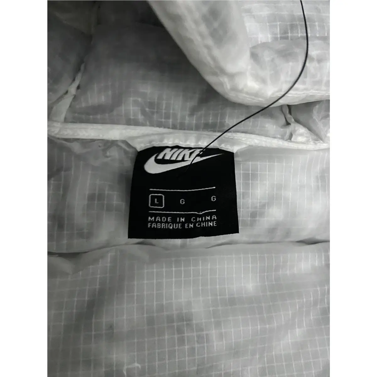 Nike clothing - Nike NSW Syn-Fill Logo Jacket - CZ1907 121 - White/Grey (UPC: 194499305804) 1
