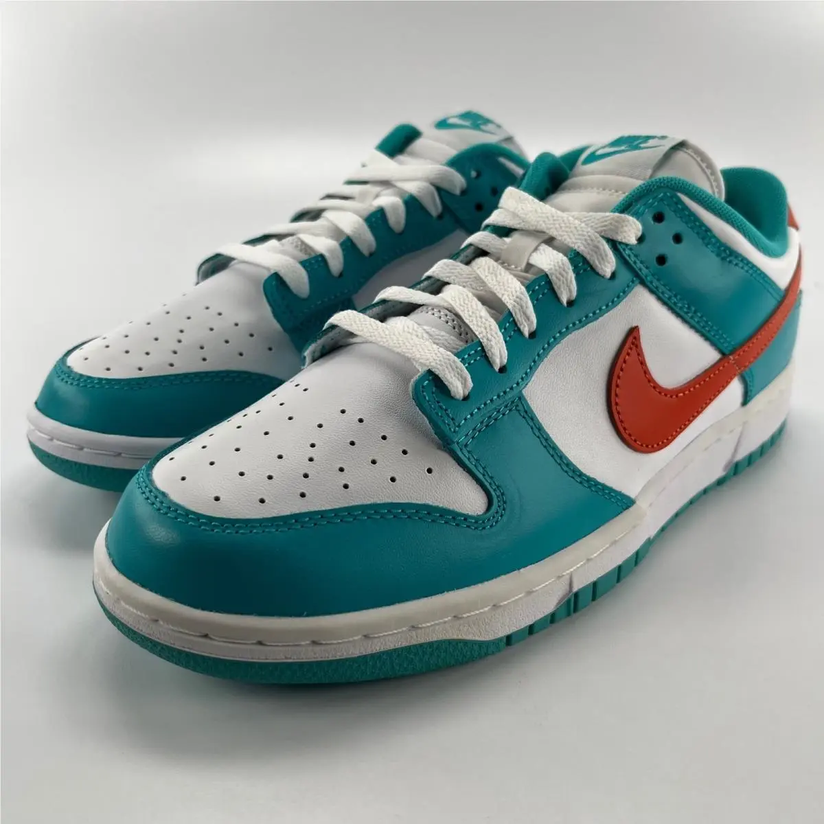 Nike Dunk Low Retro Miami Dolphins White Cosmic Clay Dusty Cactus DV0833-102 9.5