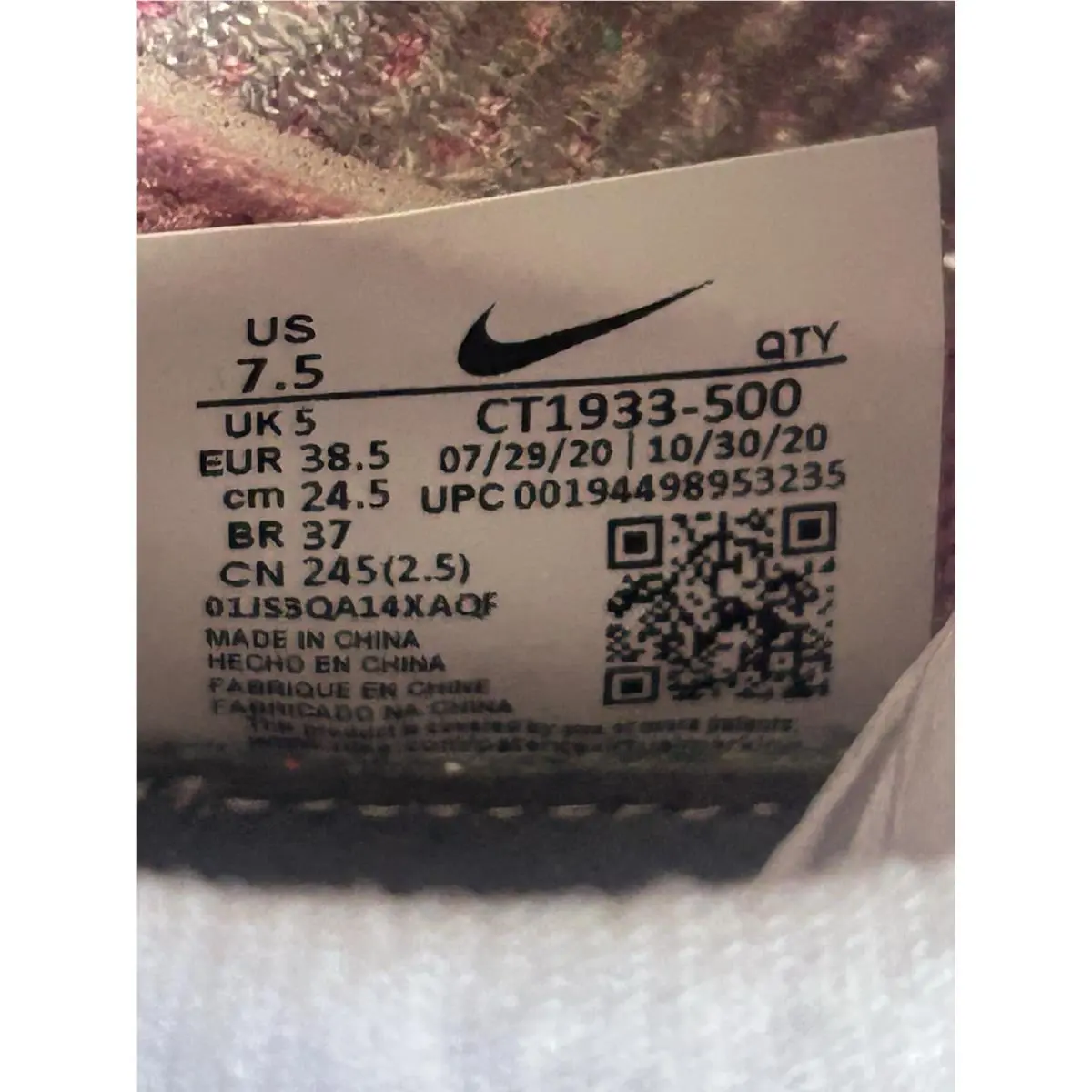 Nike shoes - Nike Air VaporMax 2020 Flyknit - CT1933 500 - Pink, Manufacturer: Light Artic Pink 7