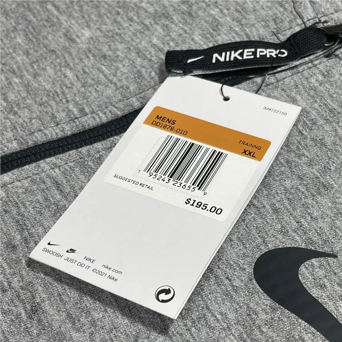 Nike clothing - DD1878-010 - DD1878-010 - Heather Grey/Black 1