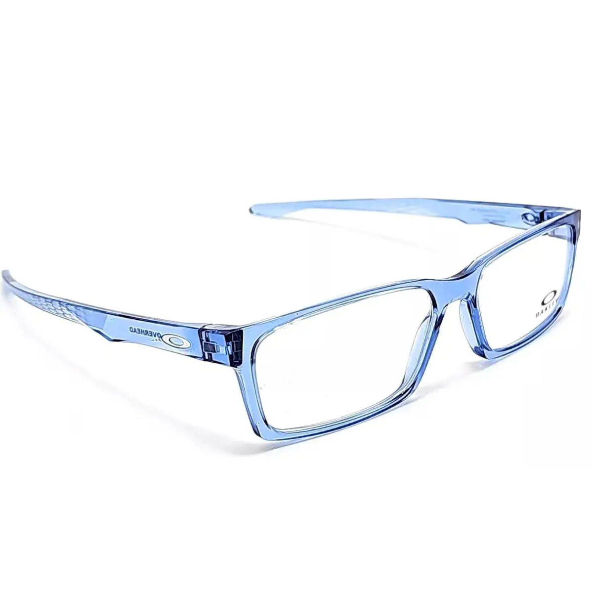 Overhead Eyeglasses OX8060-0757 57-16 138 Large Polished Blue Frames by Oakley