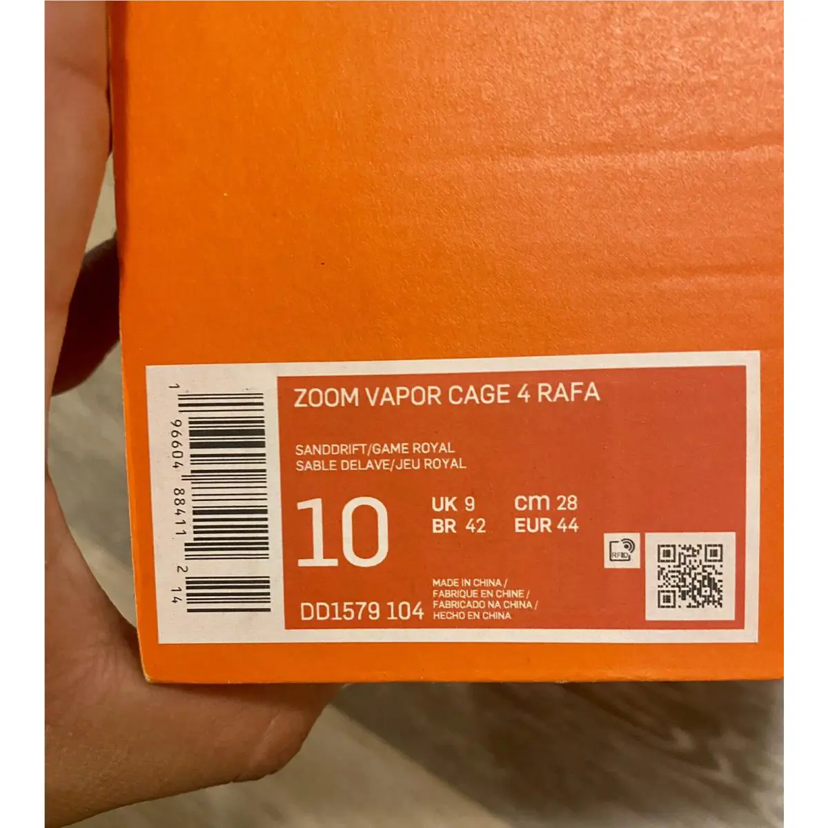 Nike shoes - Nike Zoom Vapor - Zoom Vapor - DD1579-104 - Sanddrift/University Blue/White/Game Royal (UPC: 196604884112) 10