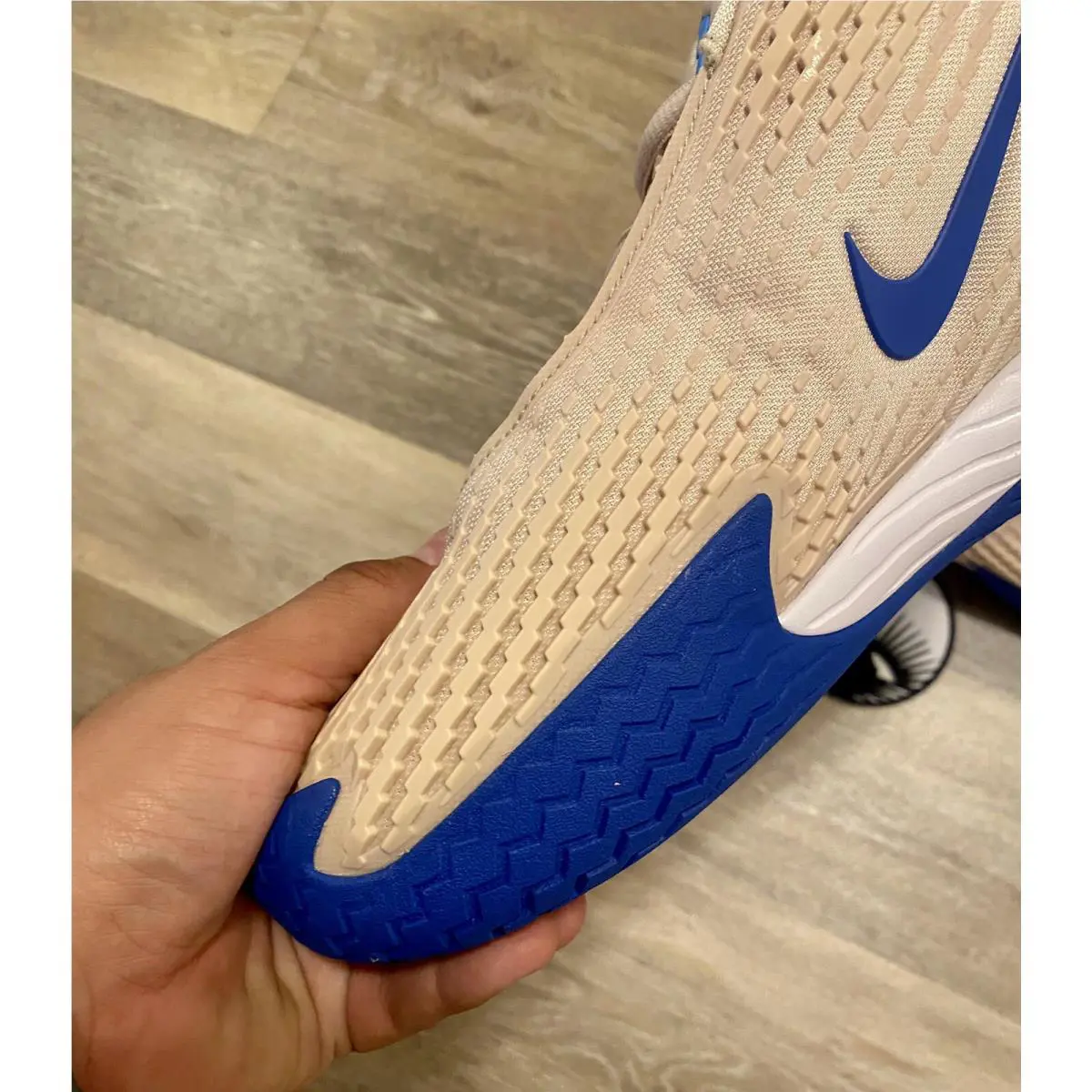 Nike shoes - Nike Zoom Vapor - Zoom Vapor - DD1579-104 - Sanddrift/University Blue/White/Game Royal (UPC: 196604884112) 2