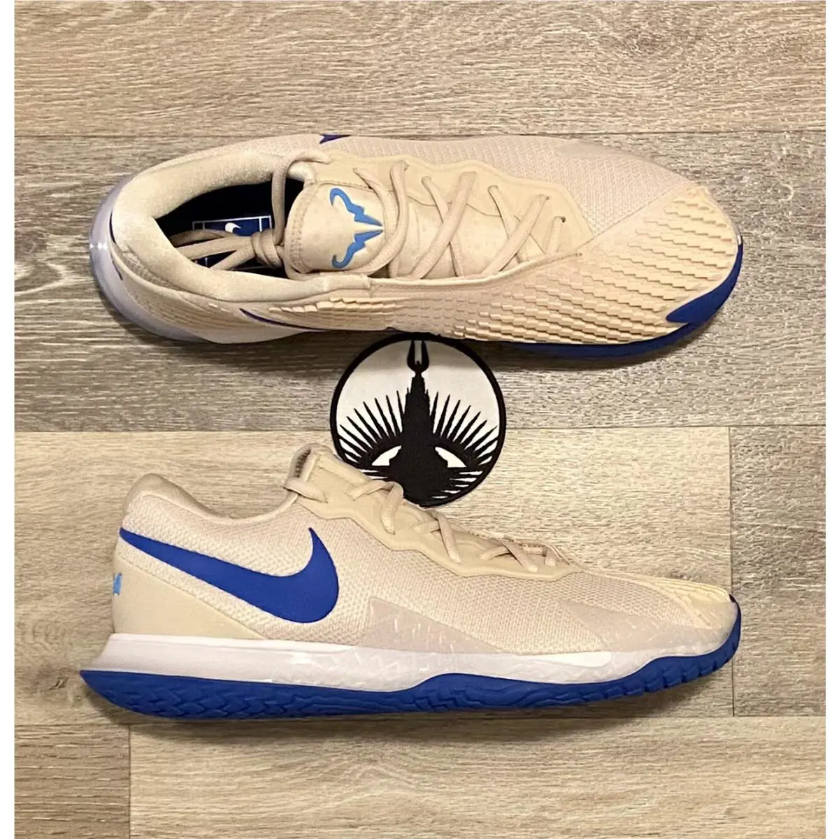 Nike shoes - Nike Zoom Vapor - Zoom Vapor - DD1579-104 - Sanddrift/University Blue/White/Game Royal (UPC: 196604884112) 5
