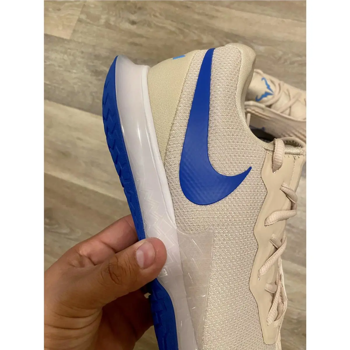 Nike shoes - Nike Zoom Vapor - Zoom Vapor - DD1579-104 - Sanddrift/University Blue/White/Game Royal (UPC: 196604884112) 7