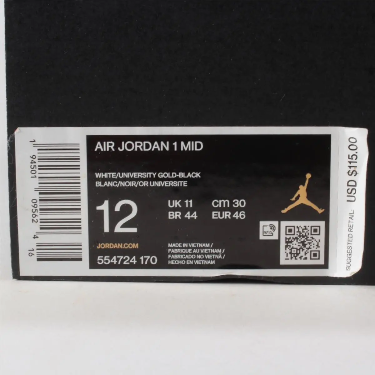 Nike shoes - Nike Air Jordan 1 - Air - 554724-170 - Yellow 8