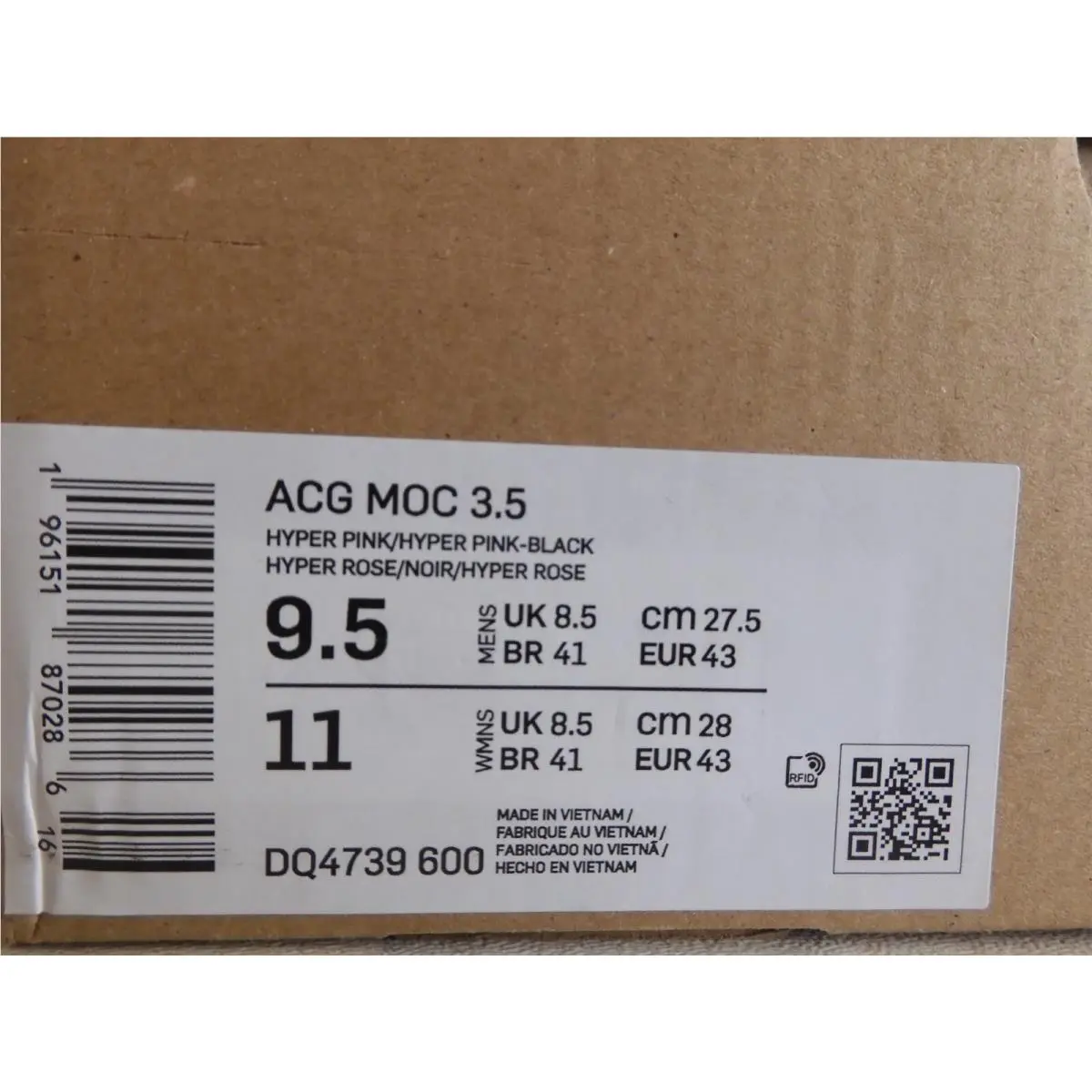 Nike shoes - Nike ACG Moc - ACG Moc - DQ4739-600 - Pink (UPC: 196151870286) 3
